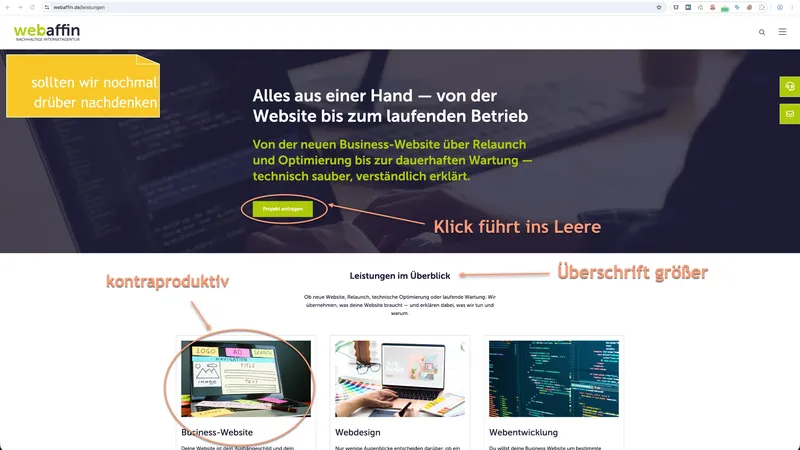 Snagit-Screenshot mit Annotationen