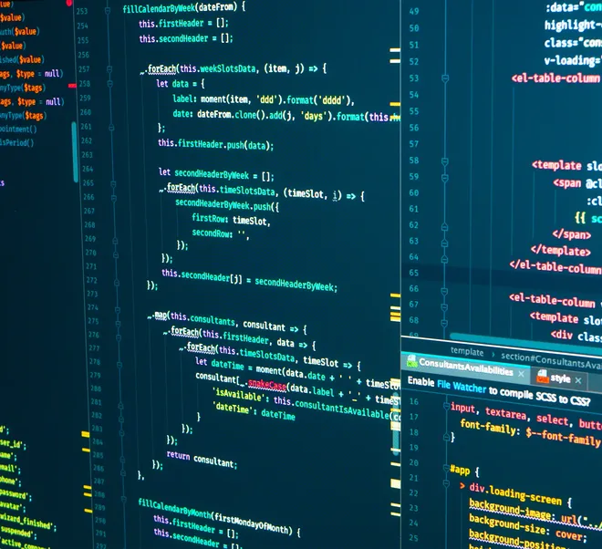 Programmierung von Code